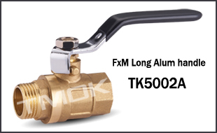A válvula da alavanca de 1 polegada de TMOK segura CW617n rosqueado masculino forjou a válvula de bola de bronze para o abastecimento de água WOG600