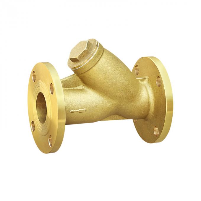 Tampas chevy de bronze de alta qualidade da válvula de solenoide da válvula cw617n do Y-filtro da flange