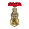 Válvula de bloqueio BSPT de latão 4 polegadas de água DN20 Manual de tubulação de óleo e gás PN16 Válvula de gaveta de latão