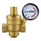 Válvula reguladora de pressão de água de latão PN16 1/2 pol. 3/4 pol. com manômetro