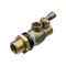Válvula de sistema de água de rosca mini BSP ajustável 1/2 pol. DN15 válvula de esfera de bóia de latão para tanque de água