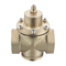 Regulador de pressão de água industrial em linha com atuador válvula de pressão diferencial de latão