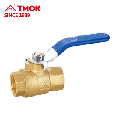 TMOK 6mm rosqueou o manual de bronze da válvula de bola com ajuste do punho do ferro