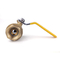 Válvula de esfera de latão TMOK fêmea e fêmea de rosca BSP com cabo amarelo